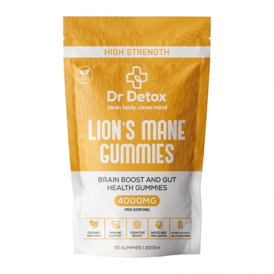 Lions Mane Gummies By Dr Detox. Lions Mane Gummies By Dr Detox.