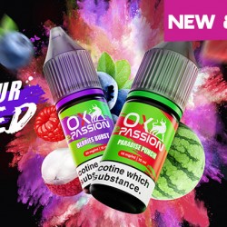 OX PASSION NIC SALT. ANY 3 FOR £12.00. 