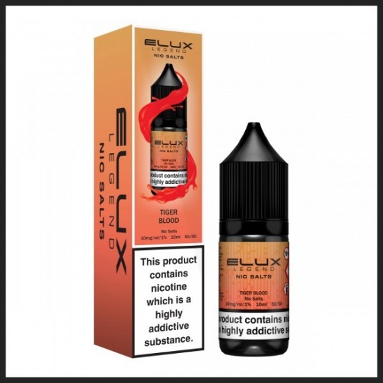 Elux Legend - Nic Salt. NEW FLAVOURS ADDED. ANY 3 FOR £10. Elux Legend - Nic Salt. NEW FLAVOURS ADDED. ANY 3 FOR £10.