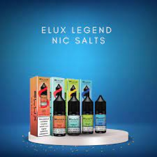 Elux Legend - Nic Salt. NEW FLAVOURS ADDED. ANY 3 FOR £10. Elux Legend - Nic Salt. NEW FLAVOURS ADDED. ANY 3 FOR £10.
