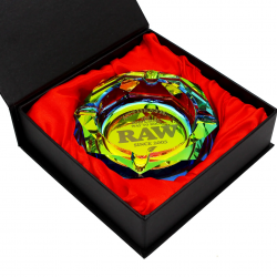 RAW | Glass Ash Tray | RAINBOW | 1 x Single | RAINBOW. RAW | Glass Ash Tray | RAINBOW | 1 x Single | RAINBOW.