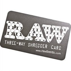 RAW 3-Way Shredder / Grinder Card.