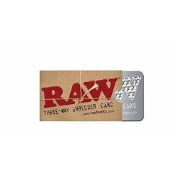 RAW 3-Way Shredder / Grinder Card. RAW 3-Way Shredder / Grinder Card.