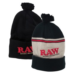 RAW PomPom Bobble Hats 1 x Single. RAW PomPom Bobble Hats 1 x Single.