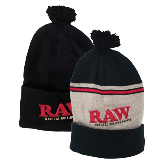 RAW PomPom Bobble Hats 1 x Single.