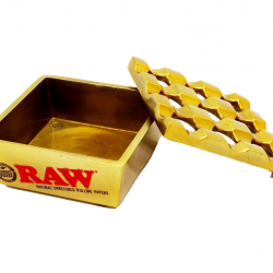 RAW AUTHENTIC Regal Metal Wind-Proof Ash Tray.