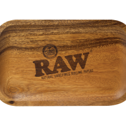 RAW  Wooden Rolling Tray  SMALL Size (11.5" x 7").