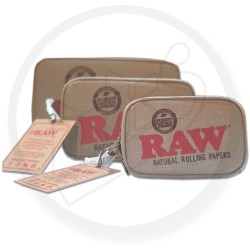RAW AUTHENTIC | Smell Proof Smoker's Pouch with 5 Layer Odour Protection Various Sizes.