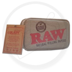 RAW AUTHENTIC | Smell Proof Smoker's Pouch with 5 Layer Odour Protection Various Sizes.