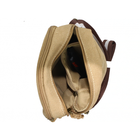 RAW Classic Brown / Tan Shoulder Bag , 1 x Single. RAW Classic Brown / Tan Shoulder Bag , 1 x Single.
